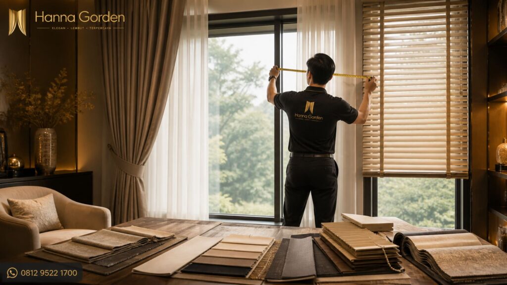 Survey dan Pengukuran Gorden Custom dan Window Blinds